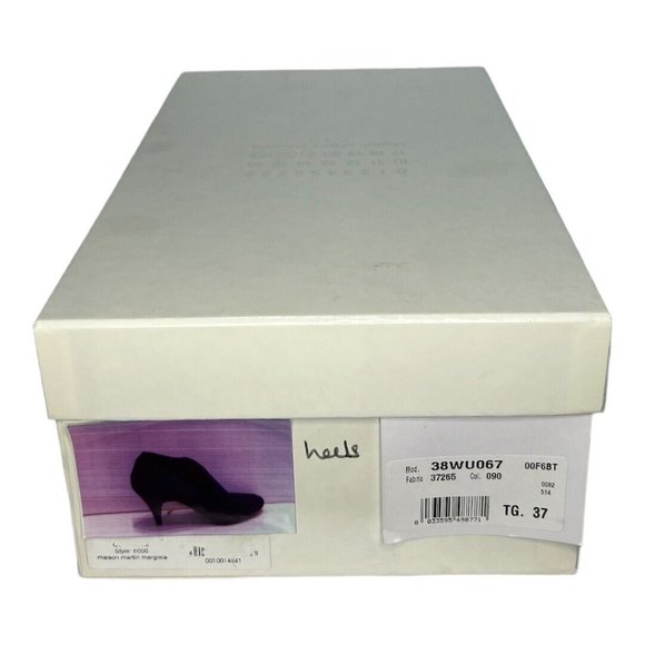 Maison Martin Margiela Black Elastic Heel Booties size 37/7.5N - Picture 8 of 9